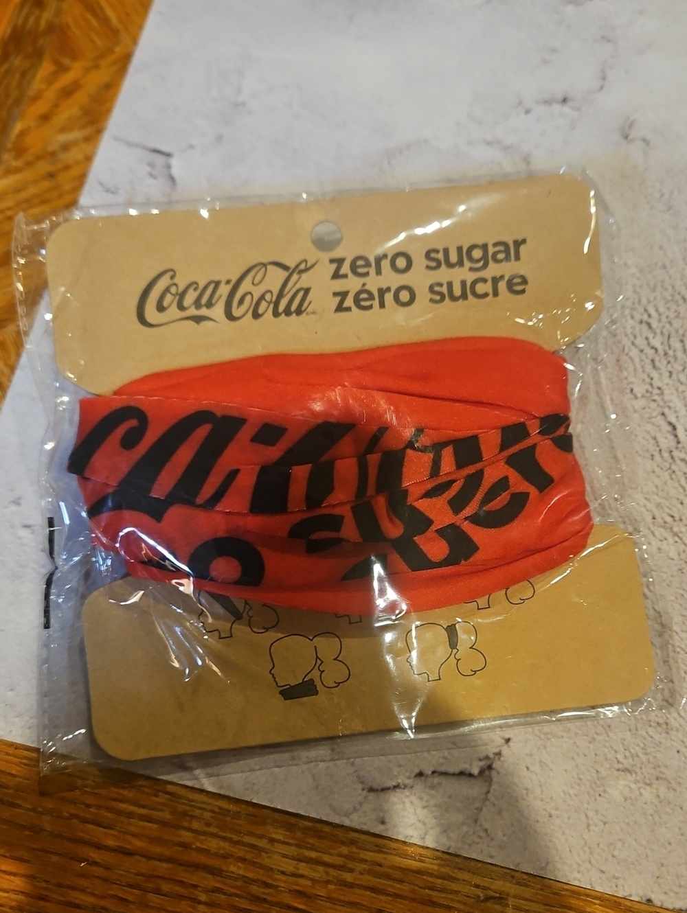 🌟3/$25🌟 Coca-Cola Zero Sugar Bandana / Headband New Unopened